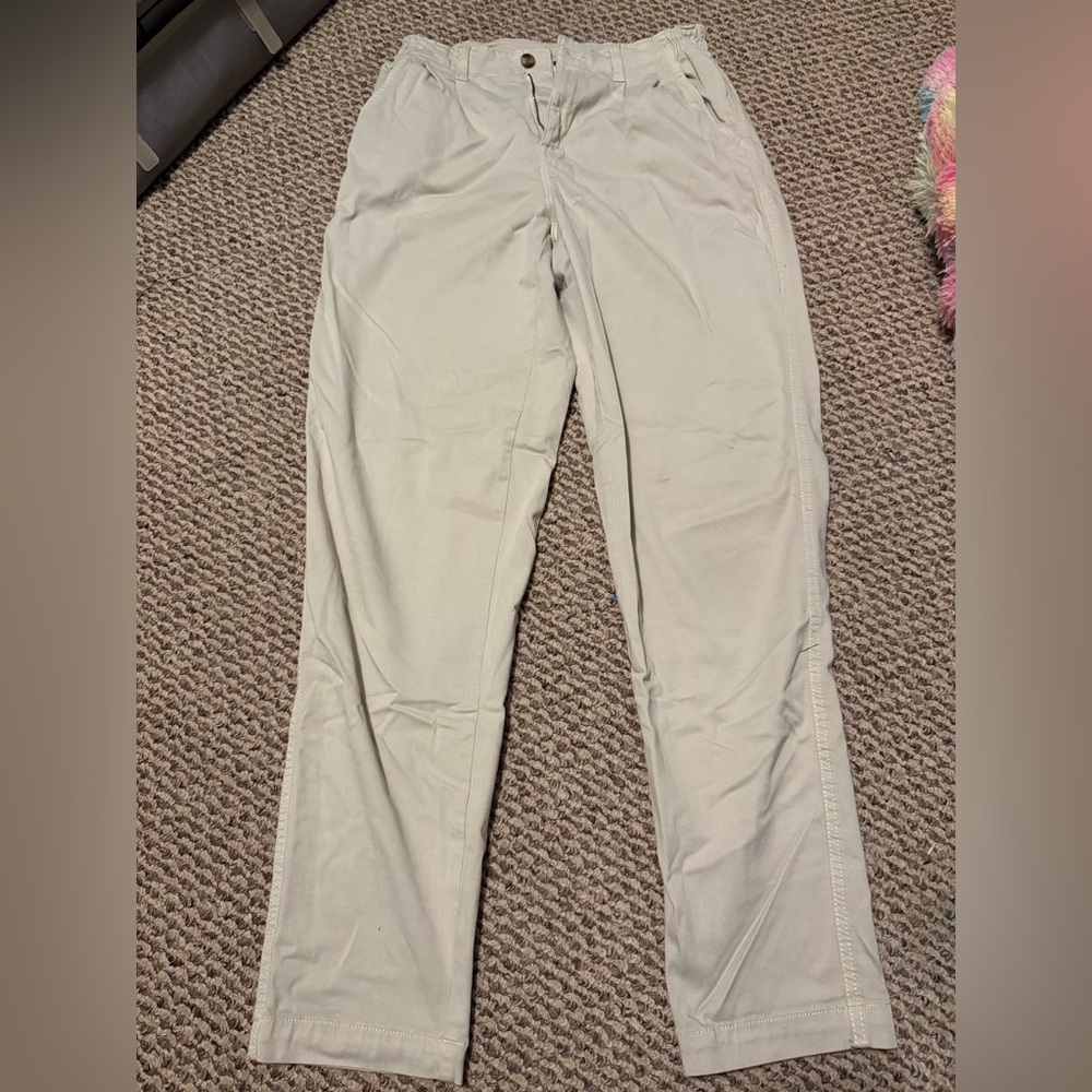 American Eagle Outfitters Light Gray Chino Pants